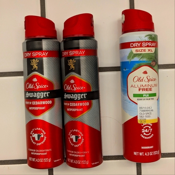 Old Spice Swagger and Fiji Deodorant Spray Set - Picture 1 of 1